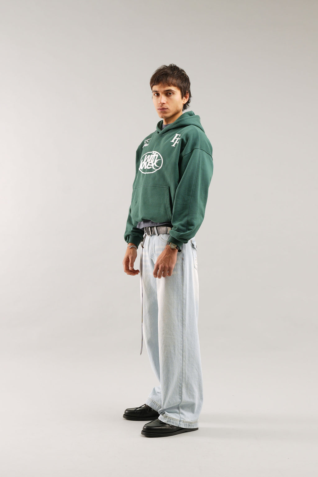Hoodies Scuffers Paris Hoodie Verdes | 37205RNFL