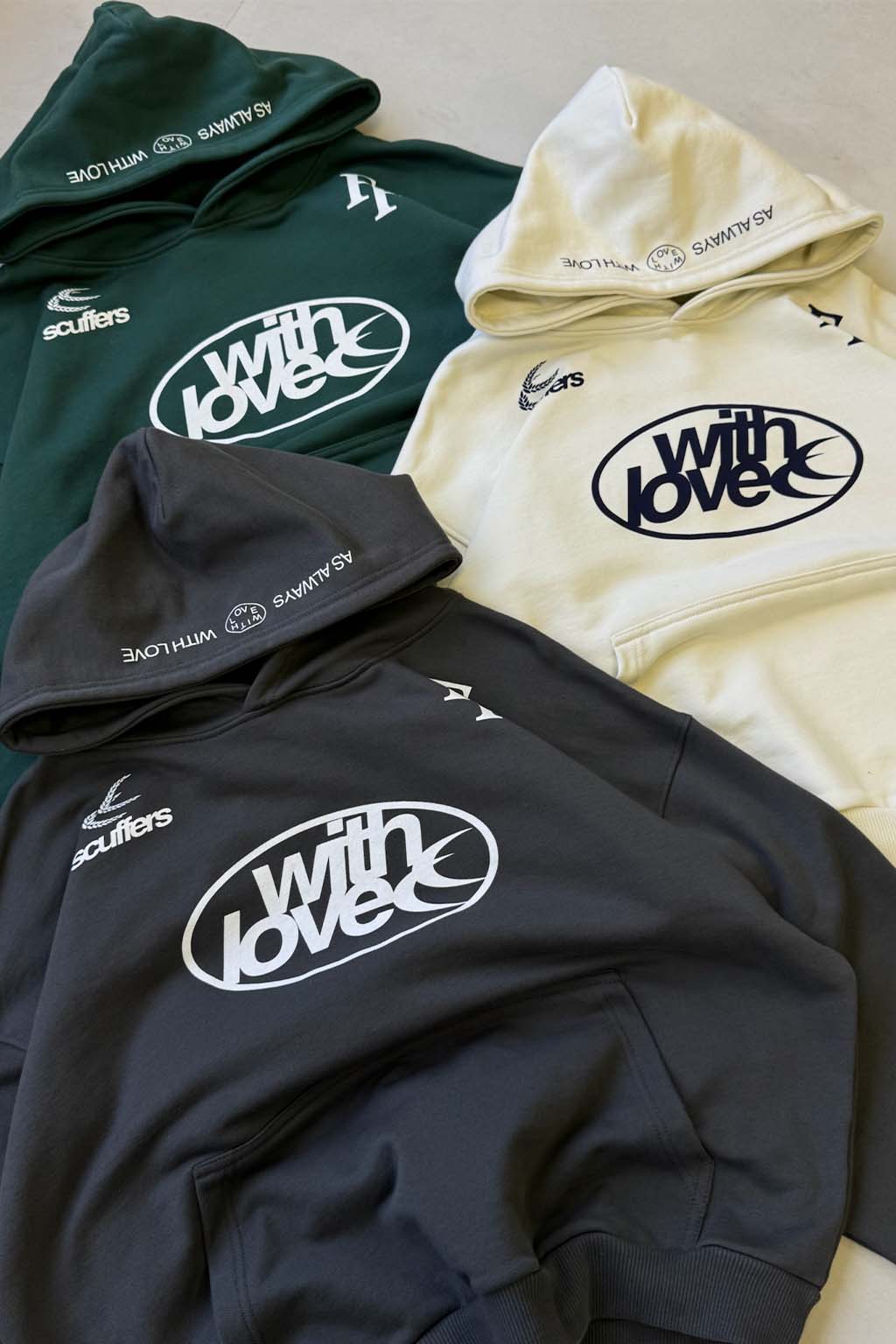 Hoodies Scuffers Paris Hoodie Verdes | 37205RNFL