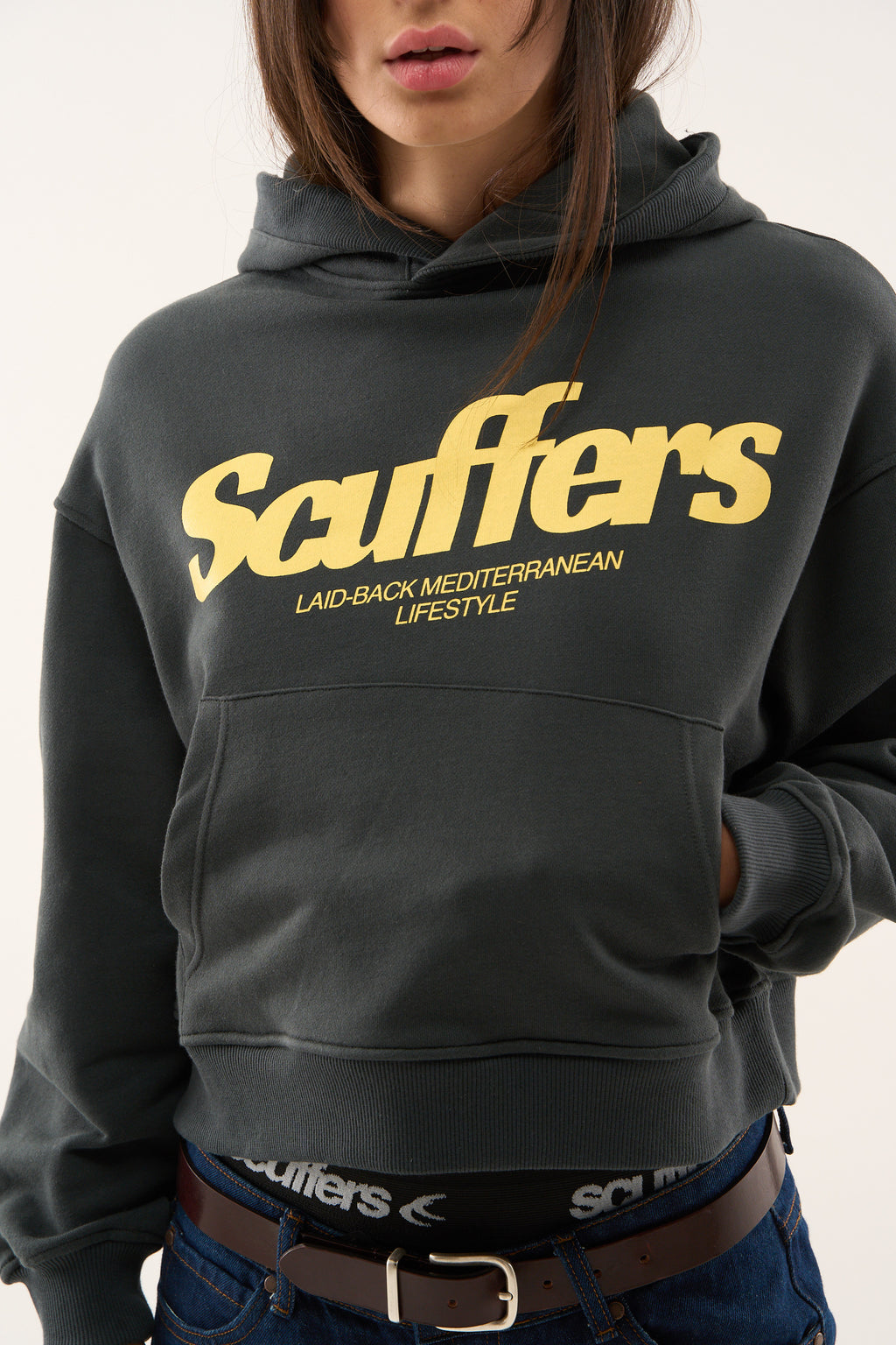 Hoodies Scuffers Pop Hoodie Azules | 16987XGBV
