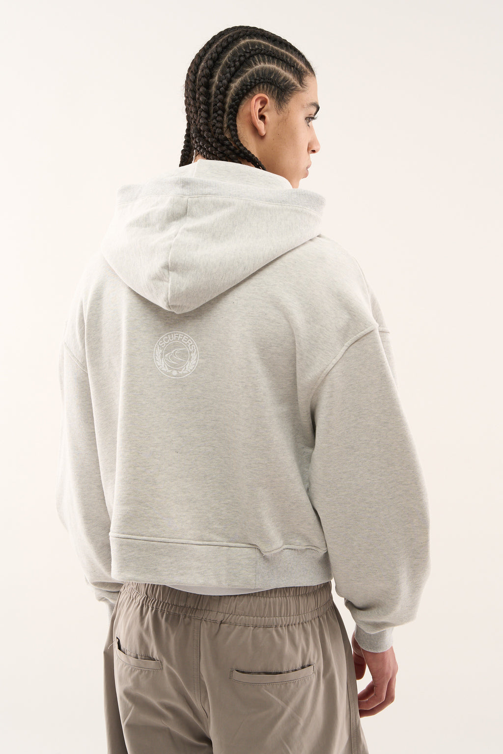 Hoodies Scuffers Pop Hoodie Grises Claro | 18590NPQM
