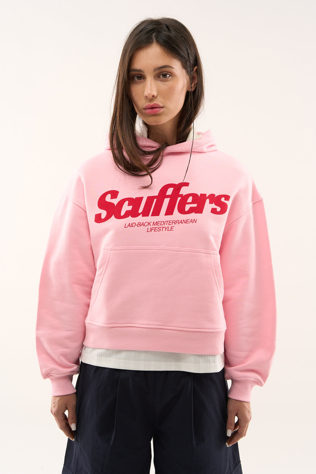 Hoodies Scuffers Pop Hoodie Rosas Claro | 76538XRYB