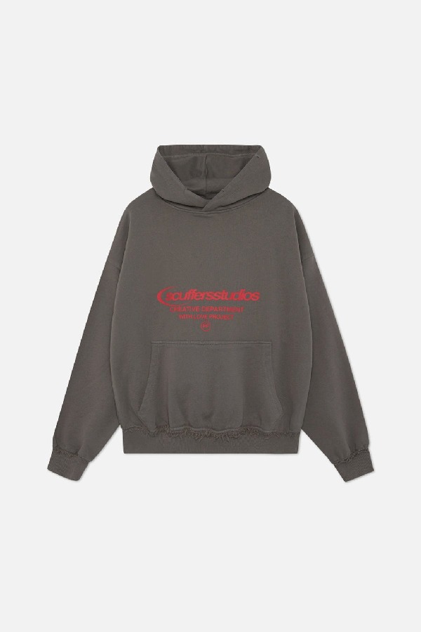 Hoodies Scuffers Ripped Studios Granite | 51786XQAW