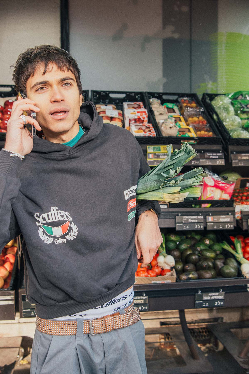 Hoodies Scuffers Romeo Hoodie Azules | 20479UWQZ