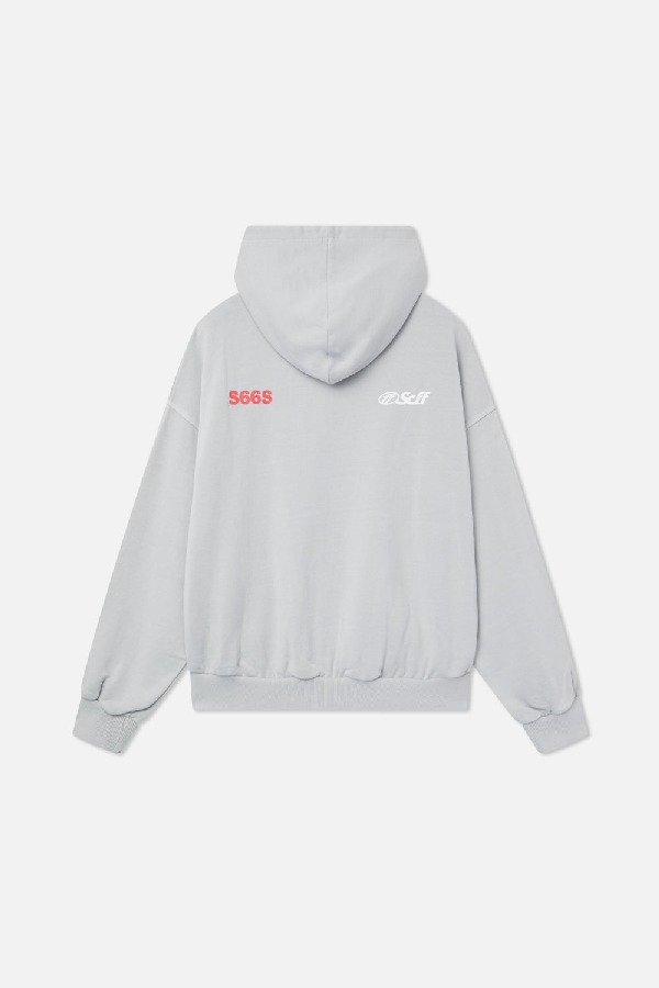 Hoodies Scuffers S66S Zipped Grises | 56732TLJR
