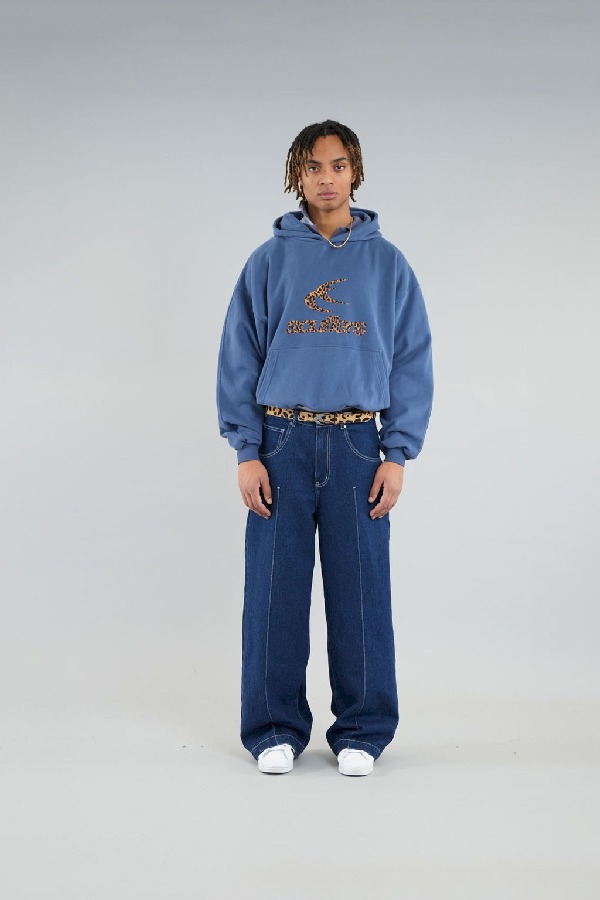 Hoodies Scuffers Safari Azules | 53690ORYV