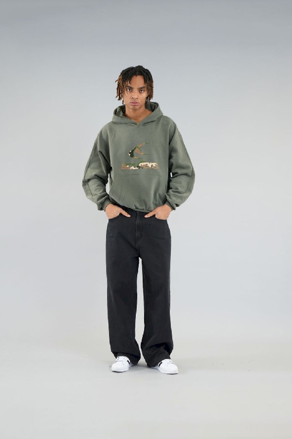 Hoodies Scuffers Safari Verdes | 57421SWFZ