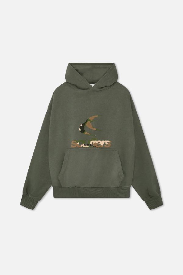 Hoodies Scuffers Safari Verdes | 57421SWFZ