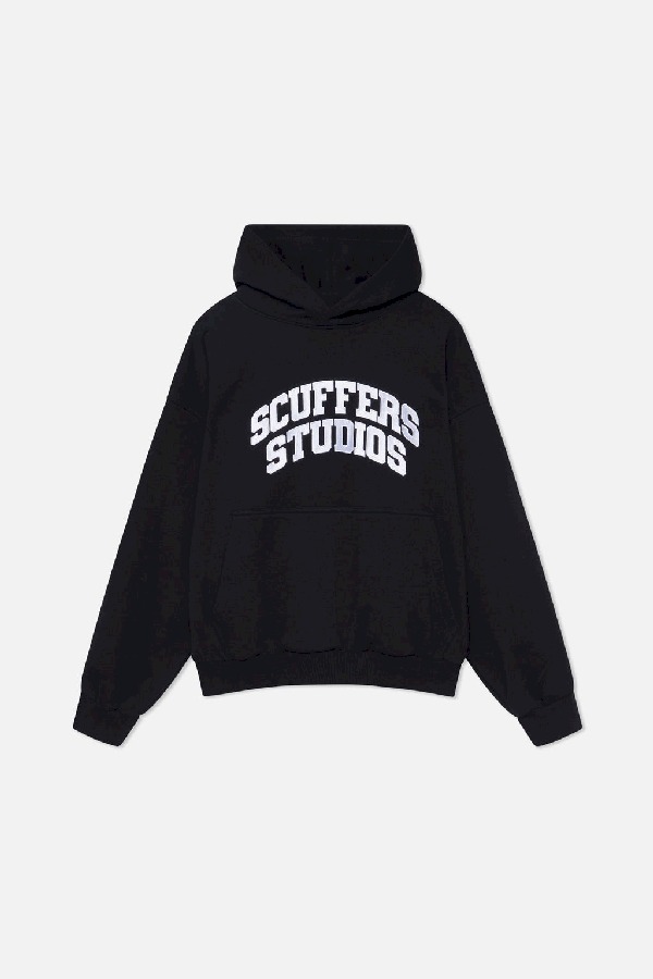 Hoodies Scuffers Semi Negros | 14986VYJD