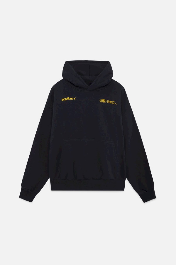 Hoodies Scuffers Sign Azul Marino Azules | 19042KUSD