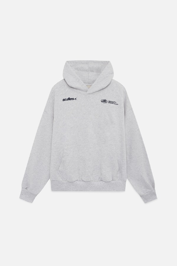 Hoodies Scuffers Sign Grises Claro | 39814LFHE