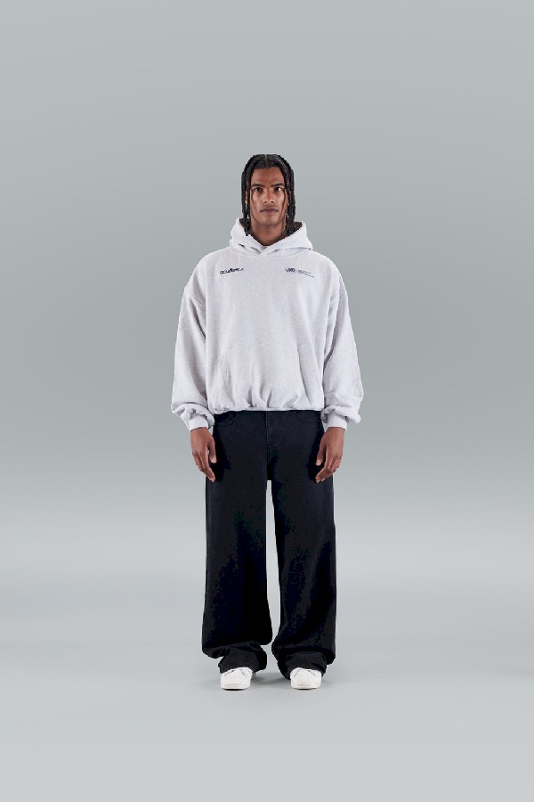 Hoodies Scuffers Sign Grises Claro | 39814LFHE