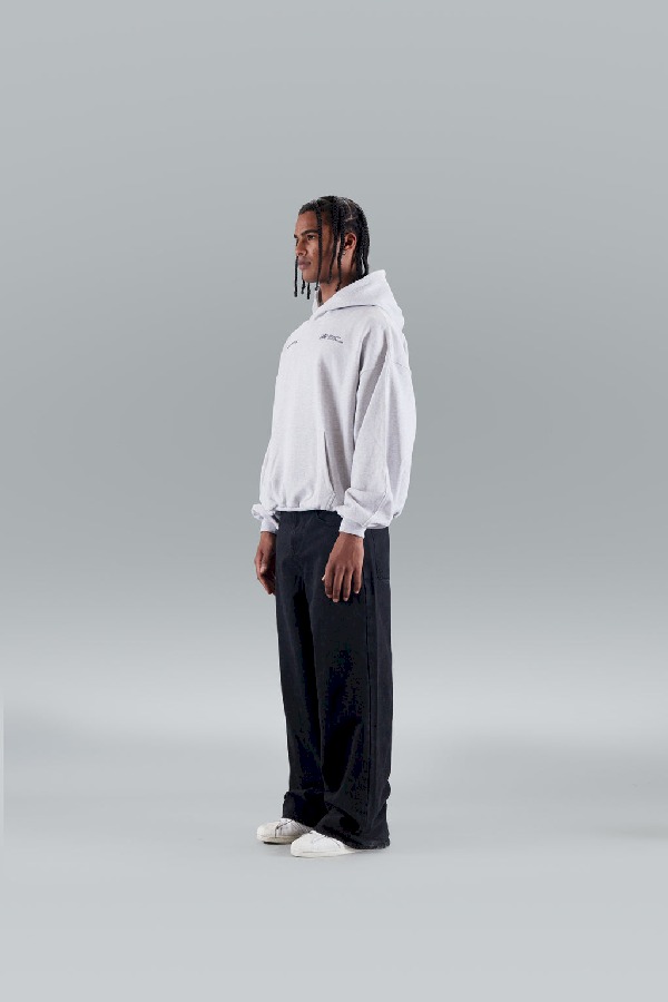 Hoodies Scuffers Sign Grises Claro | 39814LFHE