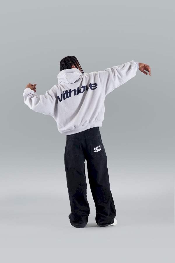 Hoodies Scuffers Sign Grises Claro | 39814LFHE