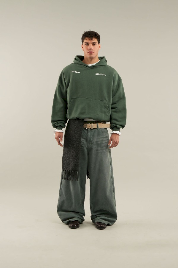 Hoodies Scuffers Sign Verdes | 70314DSJP