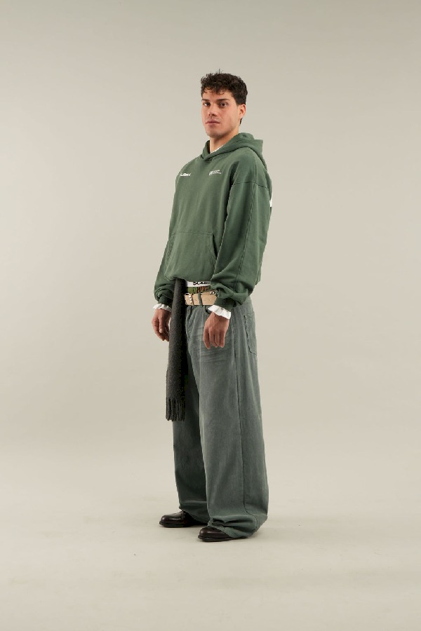 Hoodies Scuffers Sign Verdes | 70314DSJP