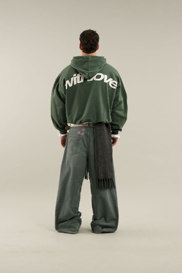 Hoodies Scuffers Sign Verdes | 70314DSJP