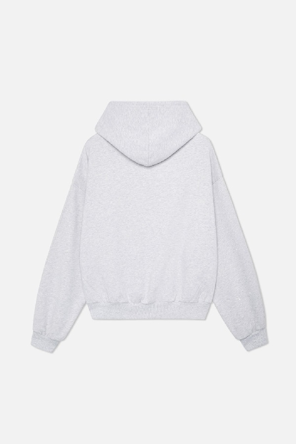 Hoodies Scuffers Stained Grises Claro | 49072ZJSI