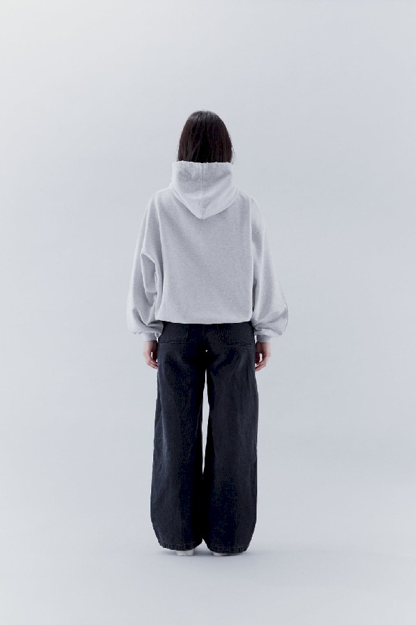 Hoodies Scuffers Stained Grises Claro | 49072ZJSI