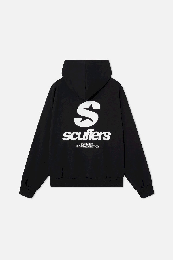 Hoodies Scuffers Starnova Negros | 54826JTZV