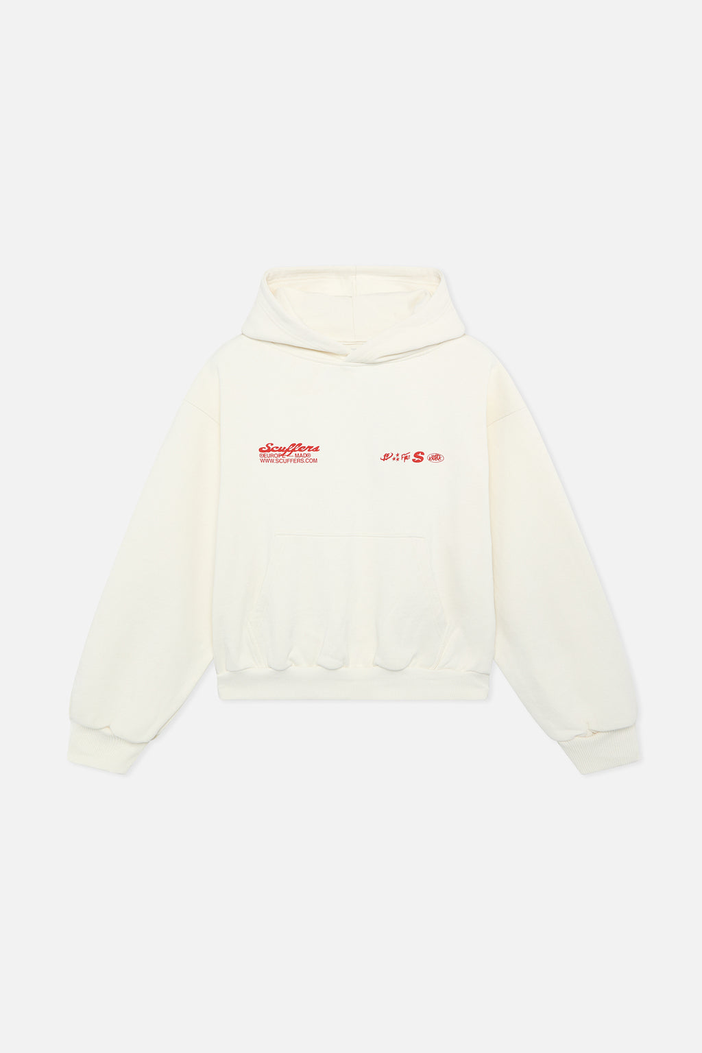 Hoodies Scuffers Tropical Hoodie Ecru | 64723TRAC