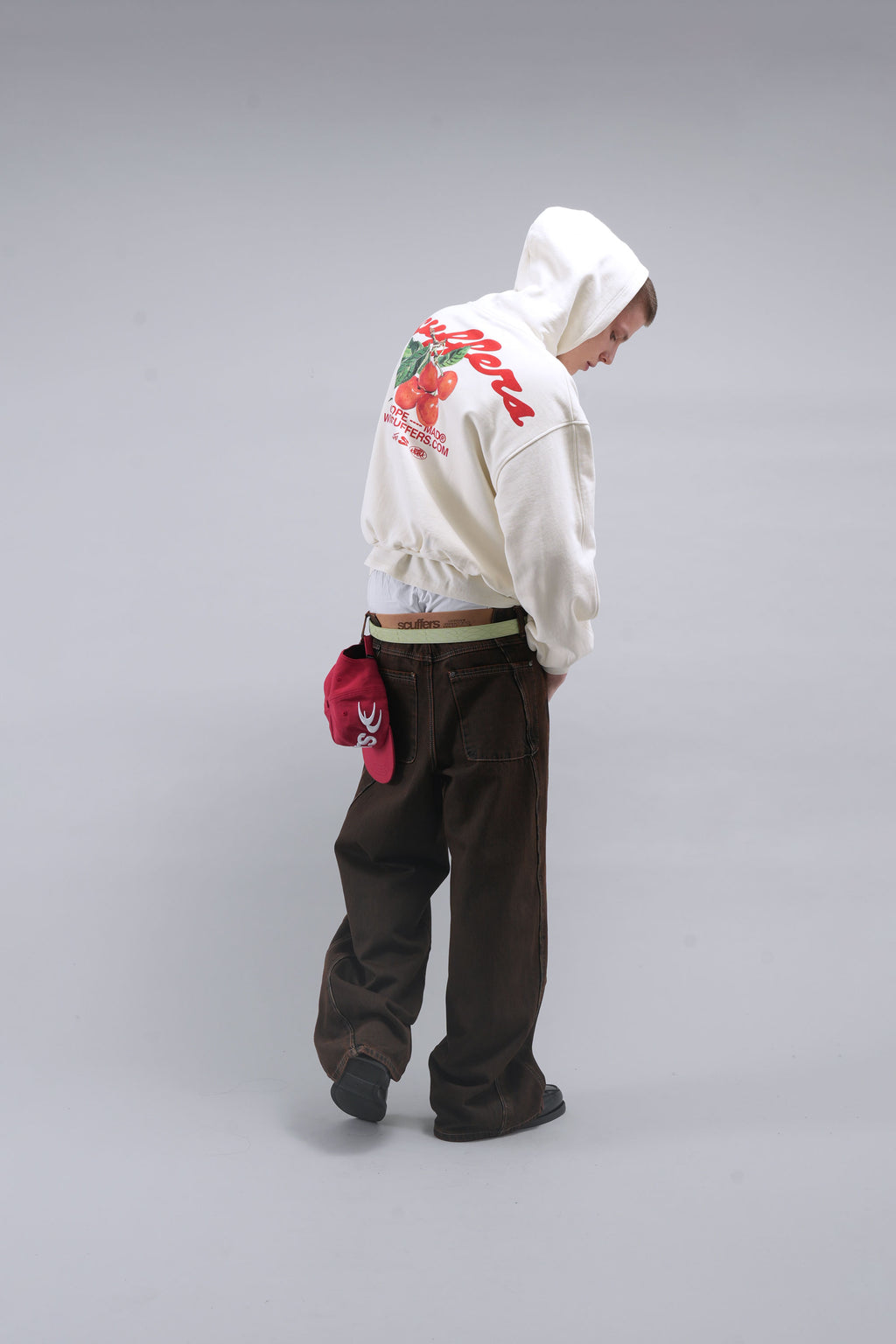 Hoodies Scuffers Tropical Hoodie Ecru | 64723TRAC
