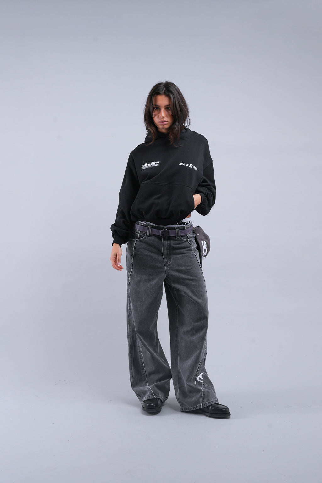 Hoodies Scuffers Tropical Hoodie Negros | 29405DCGV
