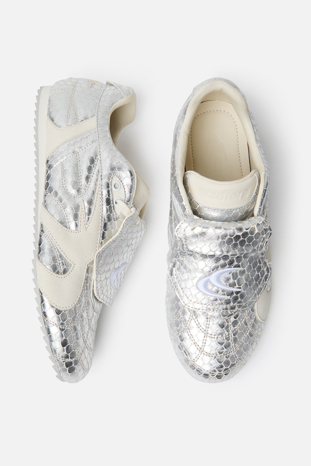 Iconic Sneakers Scuffers Iconic Sneaker Plateados | SCFFSLVR