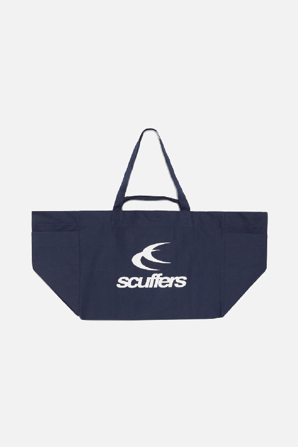 Items Scuffers Mediterranean Blue Tote Bag | 18524QPDY