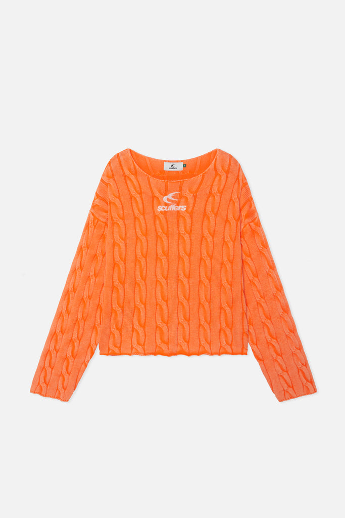 Knitted Polo Scuffers Stripes Mohair Polo - Striped Knitted Polo Rosas Marrom | 28034SIUF