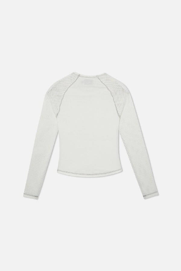 Long sleeve Scuffers Caravan Longsleeve Ecru | 97061WXJR