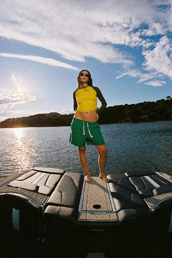 Long sleeve Scuffers Caravan Longsleeve Amarillos Verdes | 01798OVKI