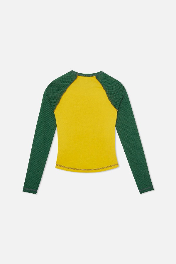 Long sleeve Scuffers Caravan Longsleeve Amarillos Verdes | 01798OVKI