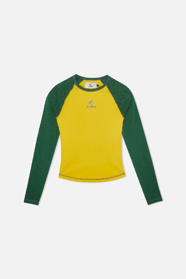 Long sleeve Scuffers Caravan Longsleeve Amarillos Verdes | 01798OVKI