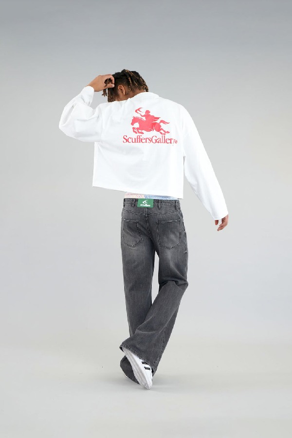 Long sleeve Scuffers Emblem Longsleeve Blancos | 49213BYID