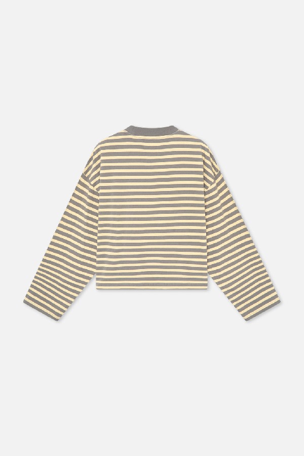 Long sleeve Scuffers Emblem Striped Longsleeve Amarillos | 72306TMUL