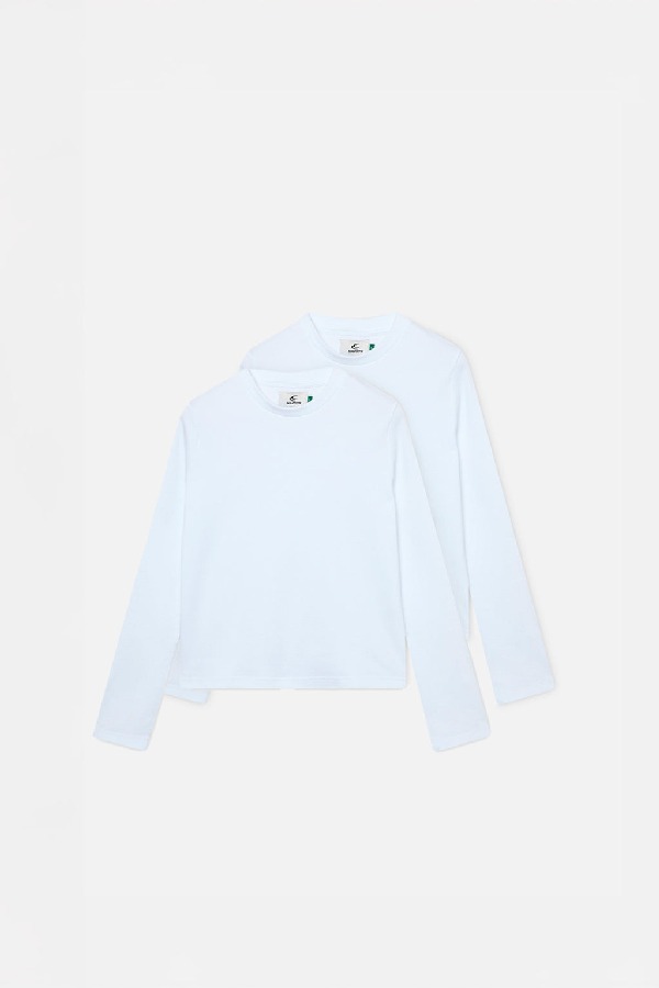 Long sleeve Scuffers Interlock Longsleeve T-Shirt Pack Blancos | 71359PENB