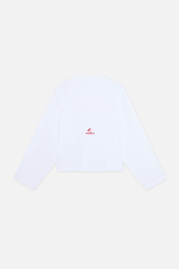 Long sleeve Scuffers Internet Longsleeve Blancos | 89026OBKW