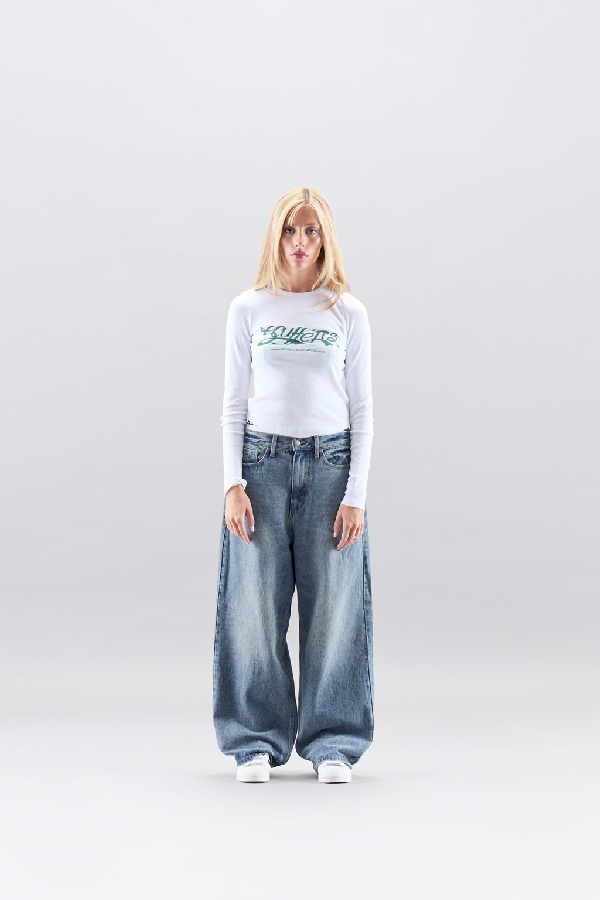 Long sleeve Scuffers Janeiro Longsleeve Blancos | 12476ZPEY