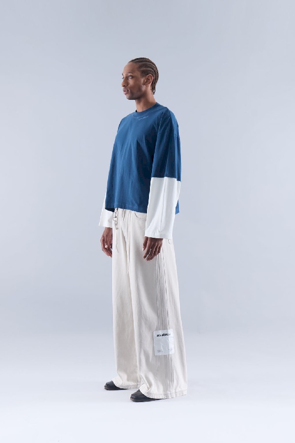 Long sleeve Scuffers Kurtis Longsleeve Azul Marino | 67932FQIZ