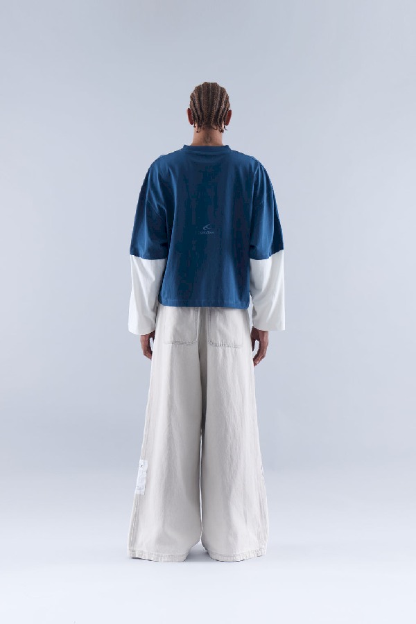 Long sleeve Scuffers Kurtis Longsleeve Azul Marino | 67932FQIZ