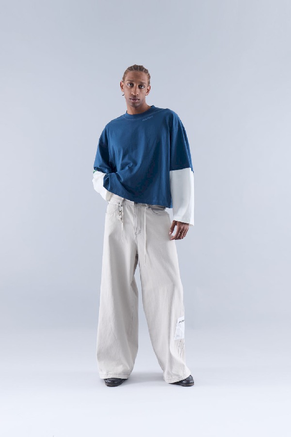 Long sleeve Scuffers Kurtis Longsleeve Azul Marino | 67932FQIZ