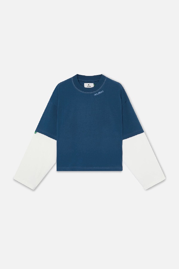 Long sleeve Scuffers Kurtis Longsleeve Azul Marino | 67932FQIZ