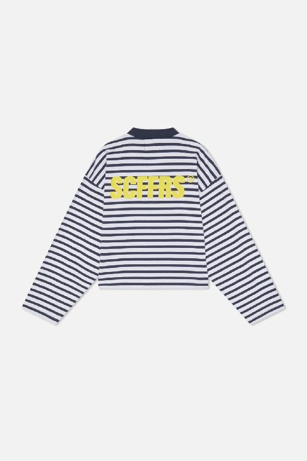 Long sleeve Scuffers NIY Longsleeve Blancos Azules | 60157PFNK