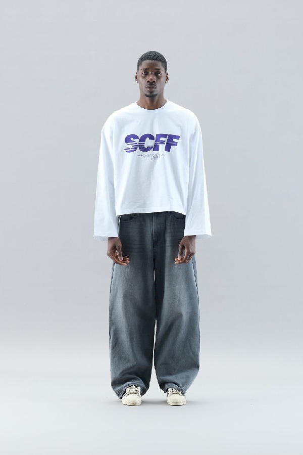 Long sleeve Scuffers SSS SCFF Longsleeve Blancos | 49287KRQS