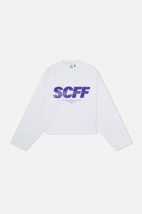 Long sleeve Scuffers SSS SCFF Longsleeve Blancos | 49287KRQS