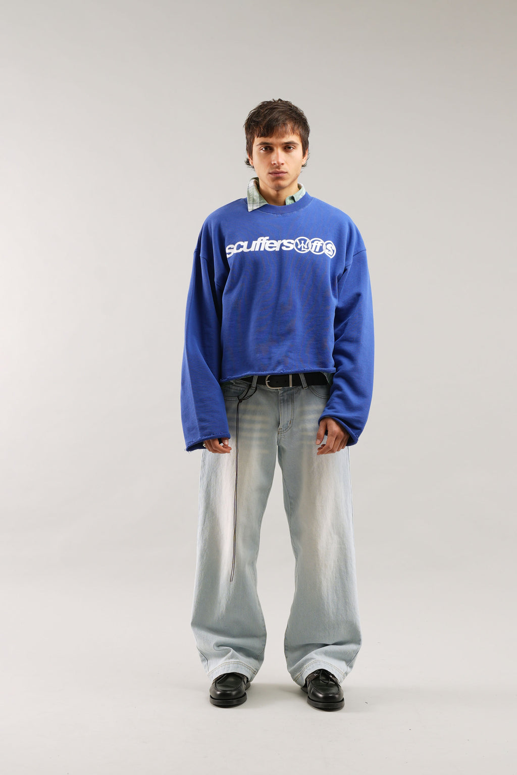 Longsleeve Scuffers New Age Sweatshirt Azul Rey Azules | 62480RMIO