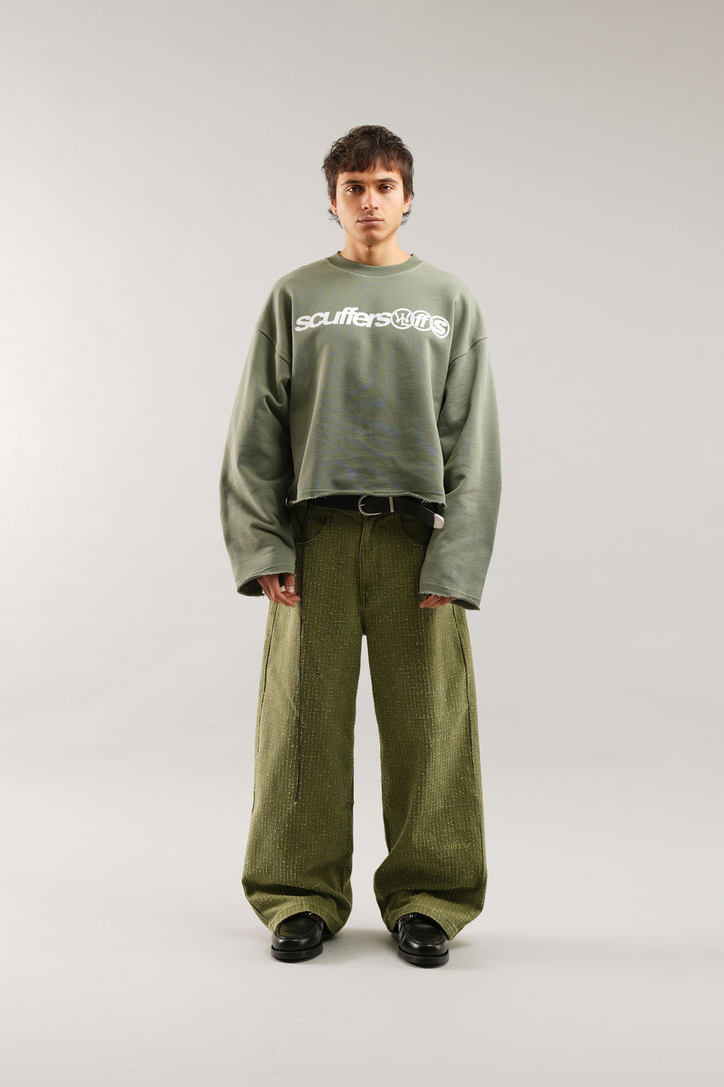 Longsleeve Scuffers New Age Sweatshirt Kaki | 52430VHFG