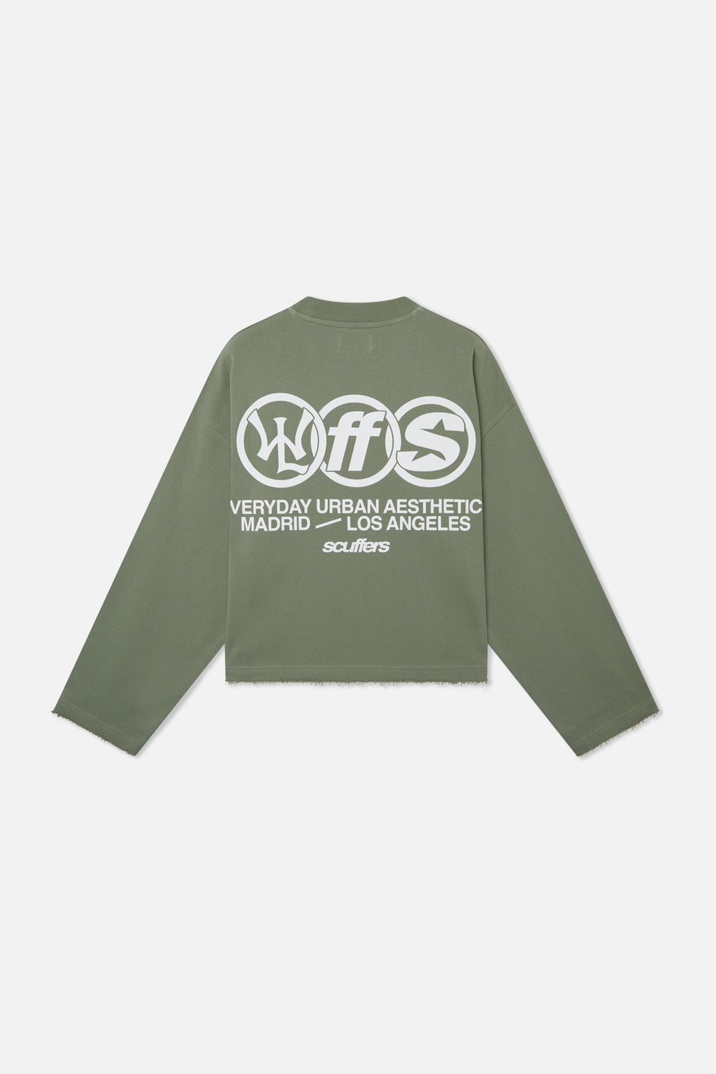 Longsleeve Scuffers New Age Sweatshirt Kaki | 52430VHFG