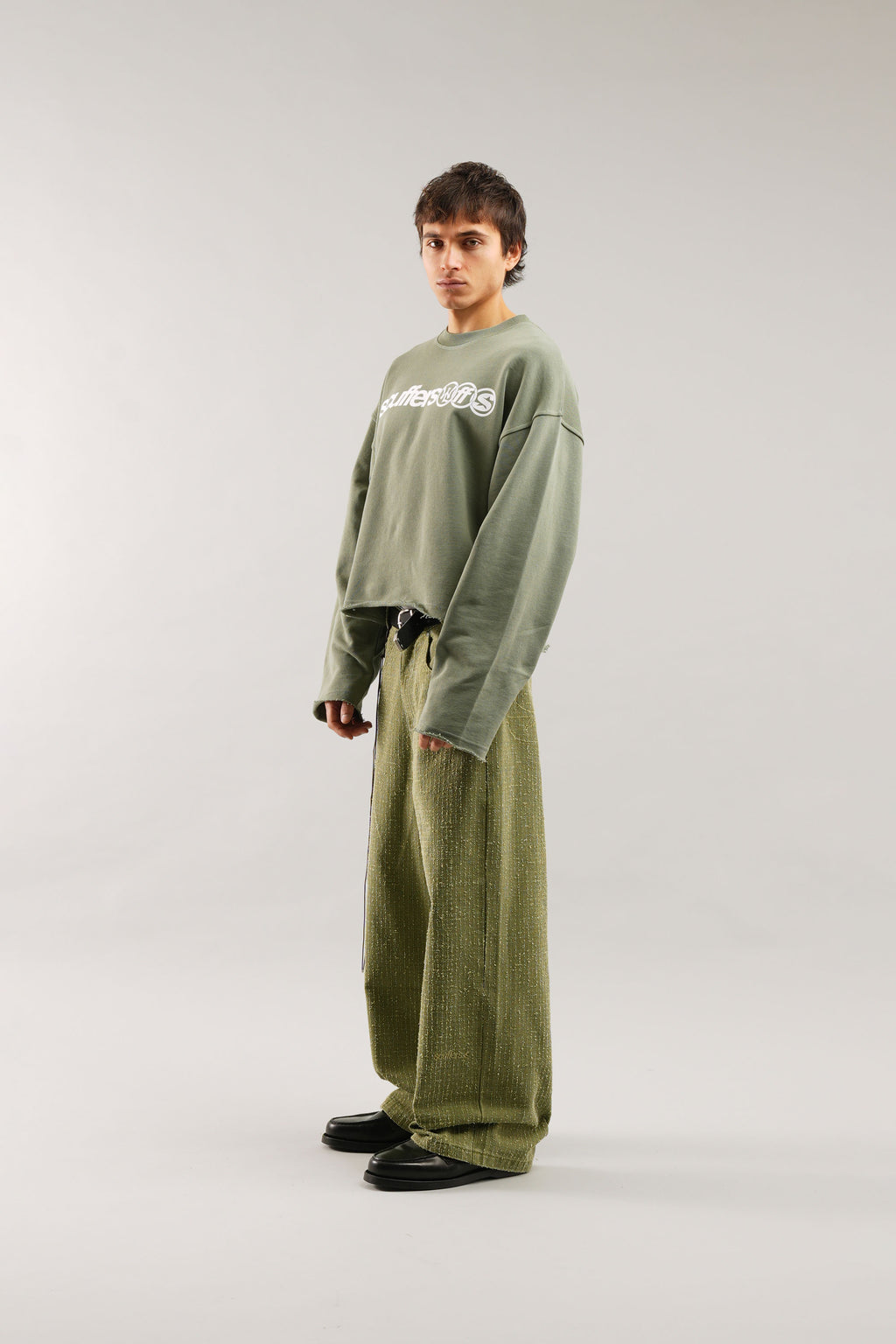 Longsleeve Scuffers New Age Sweatshirt Kaki | 52430VHFG