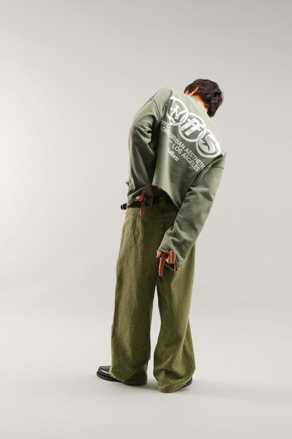 Longsleeve Scuffers New Age Sweatshirt Kaki | 52430VHFG